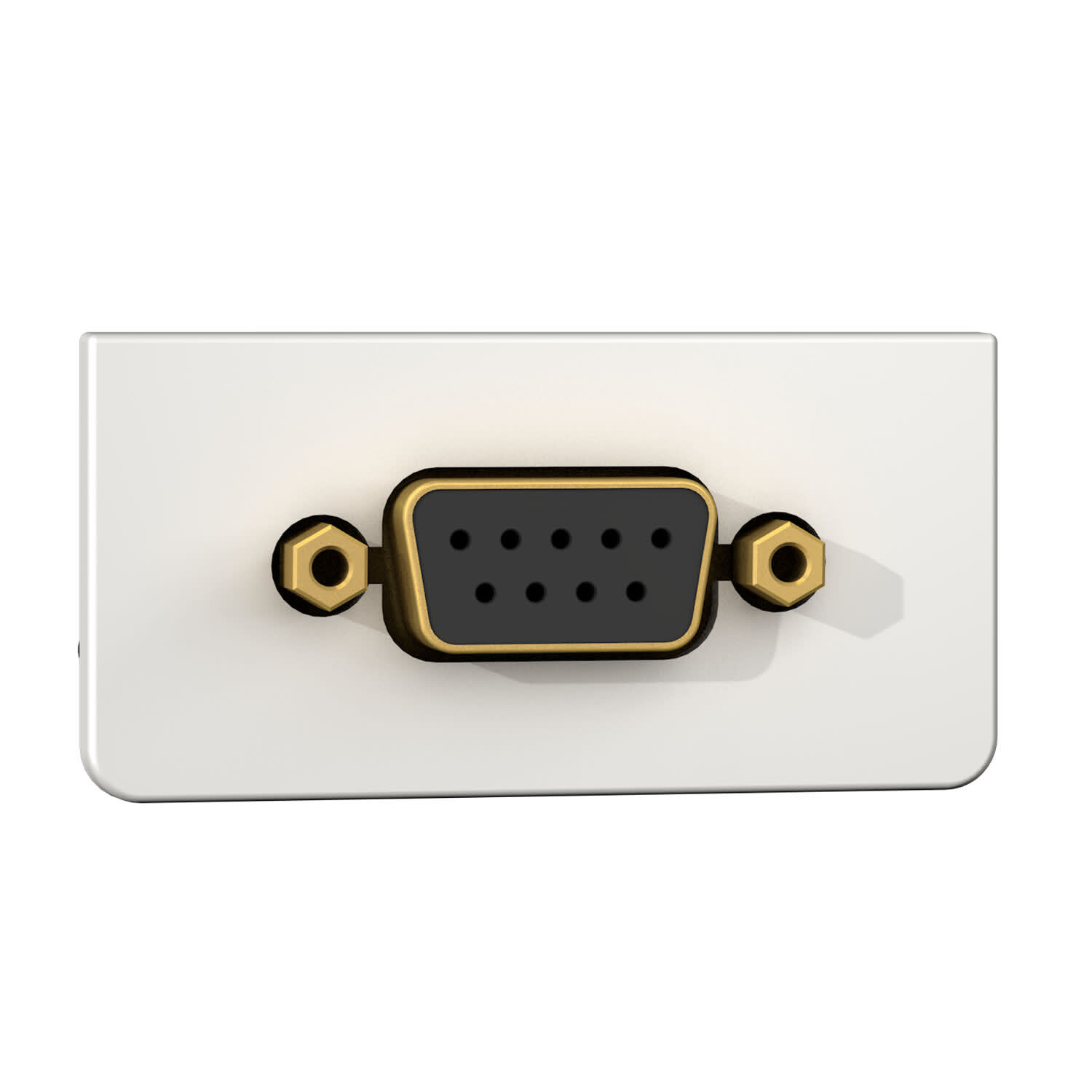 Kindermann-Konnect-design-click-RS232-9-Pin-Anschlussblende-mit-Kabelpeitsche