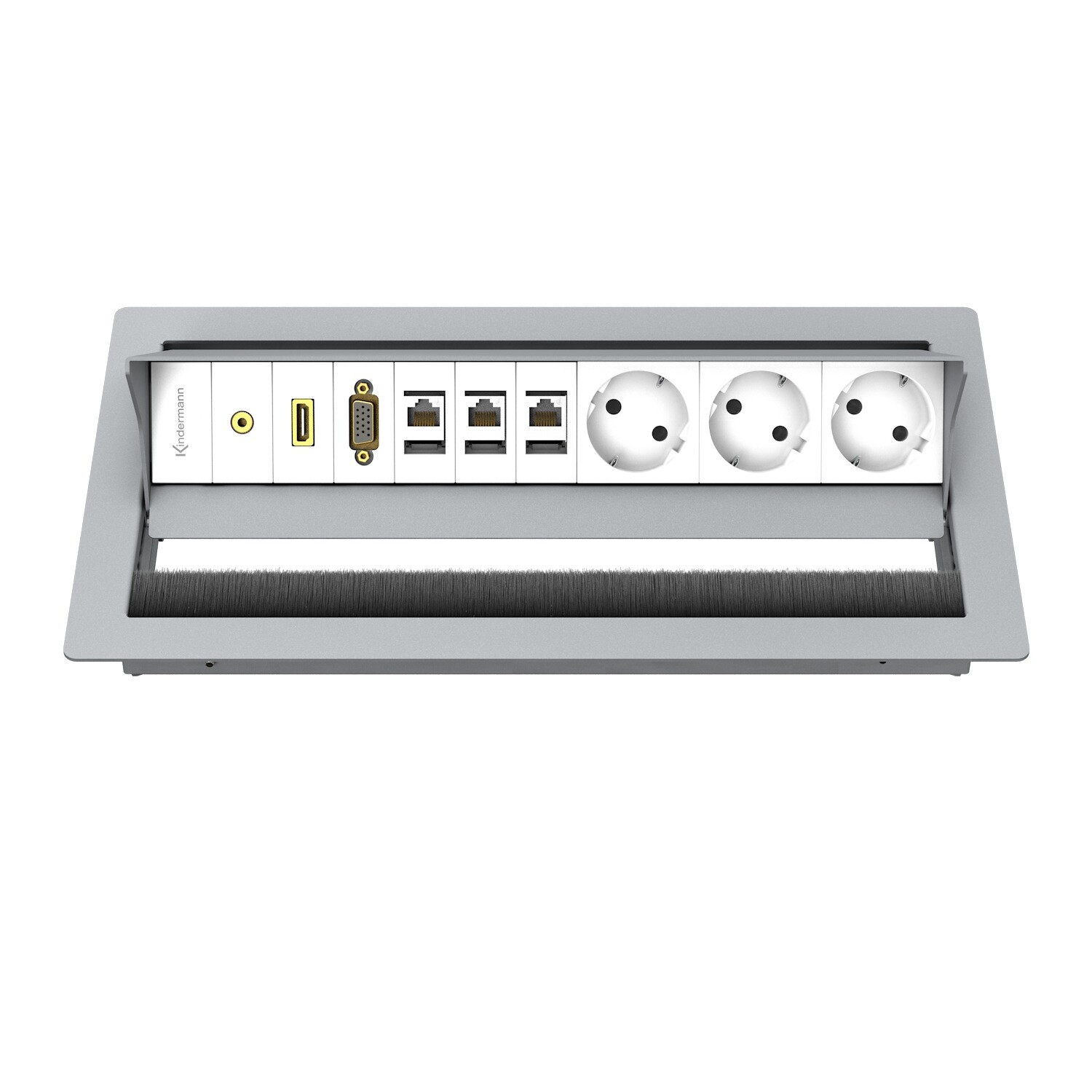 Kindermann-CablePort-Standard-6-fach-3-x-Strom