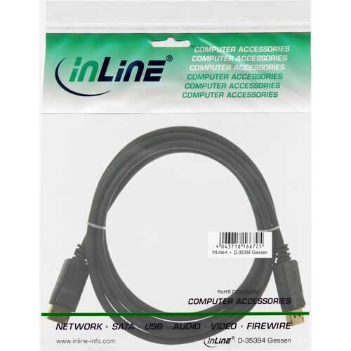 InLine-DisplayPort-Kabel-zwart-vergulde-contacten-1m