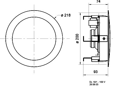 Visaton-DL-18-1-100-V