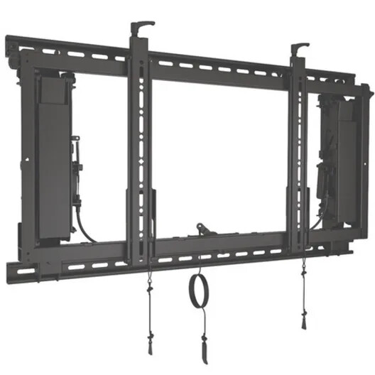 CHIEF LVS1U ConnexSys Video Wall Display-Wandhalterung, Querformat, Schwarz (40' bis 80') (mit Schie