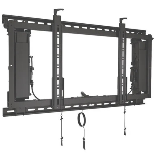 Chief-LVS1U-ConnexSys-videowandschermhouder-liggend-zwart-40-tot-80-met-rails