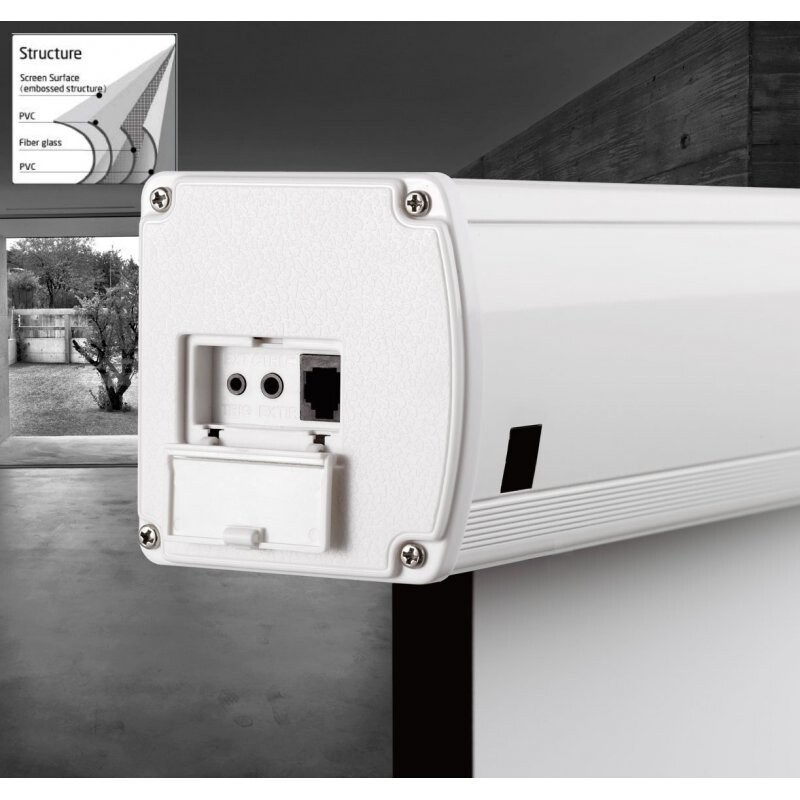 DELUXX-Advanced-Elegance-PLUS-elektrisch-projectiescherm-240-x-180-cm-mat-wit-Polaro