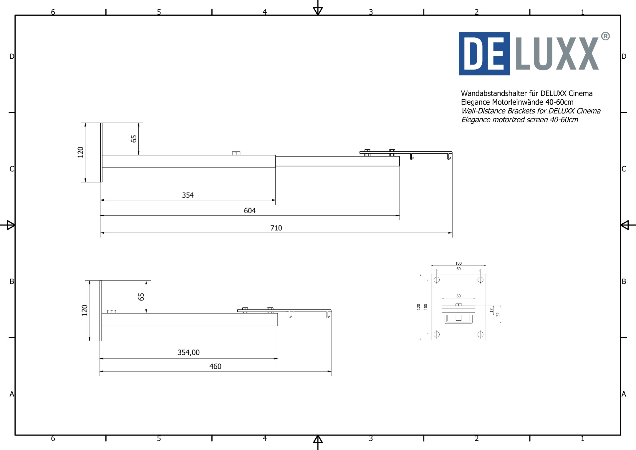 Wandafstandhouder-voor-DELUXX-Cinema-elektrische-projectieschermen-40-60-cm