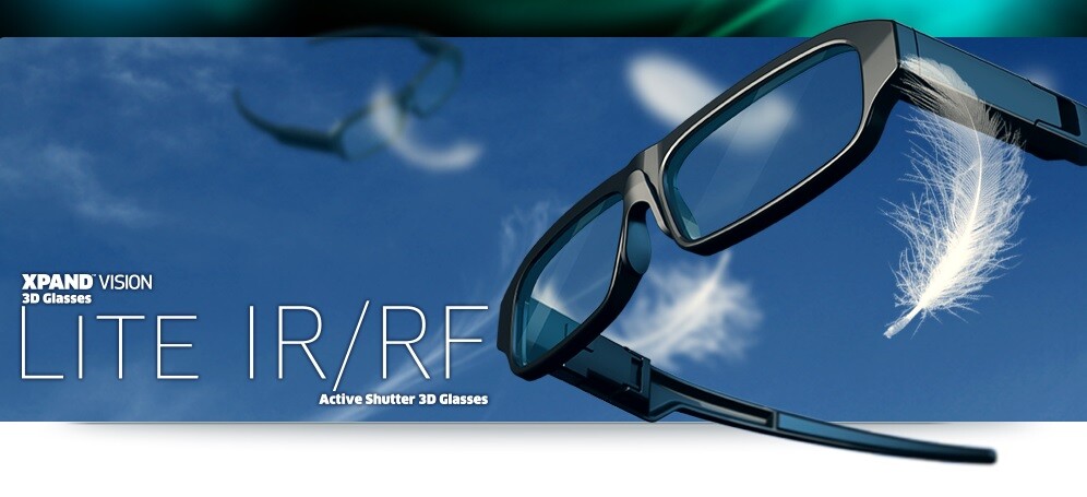 Occhiali 3D attivi Xpand 105 RF, AudioQuality