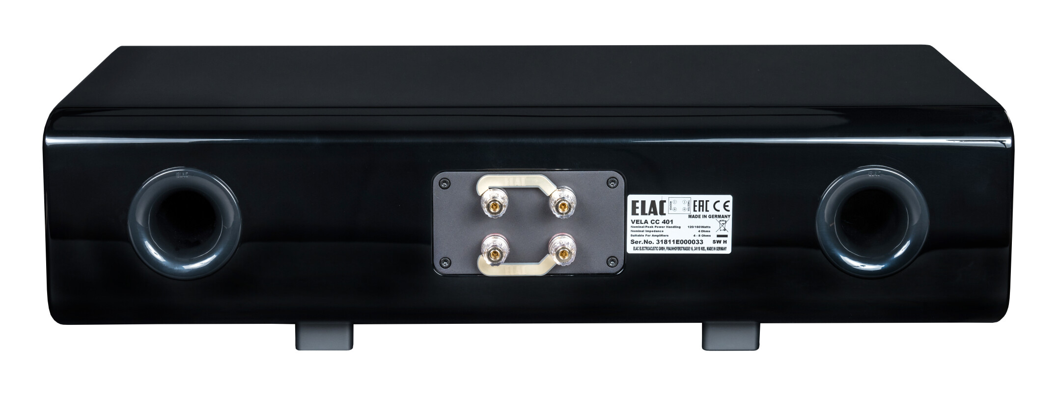 ELAC-Vela-CC-401-2-Schwarz-Hochglanz