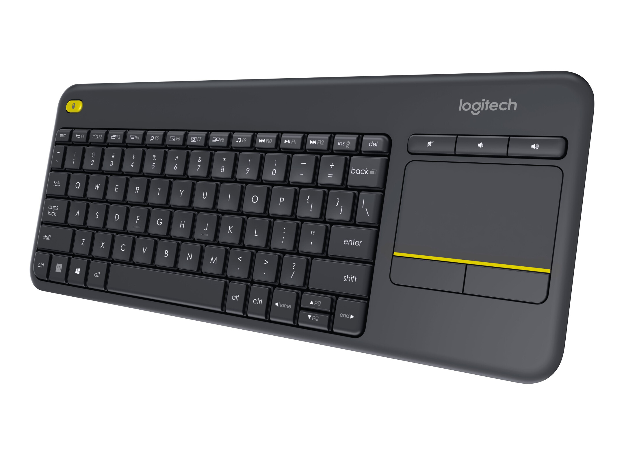 Logitech-K400-Plus-Tastatur-kabellos-schwarz