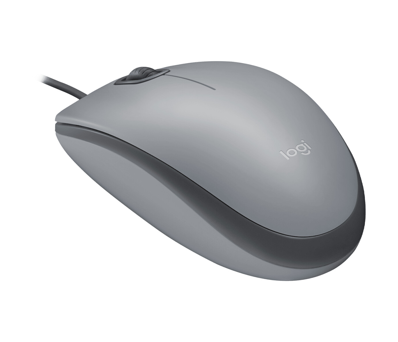 Logitech-M110-Silent-Maus-kabelgebunden-Mittelgrau