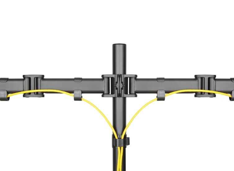NewStar-NM-D135DBLACK-Flatscreen-tafelbeugel-voor-twee-flatscreens-tot-27-69-cm