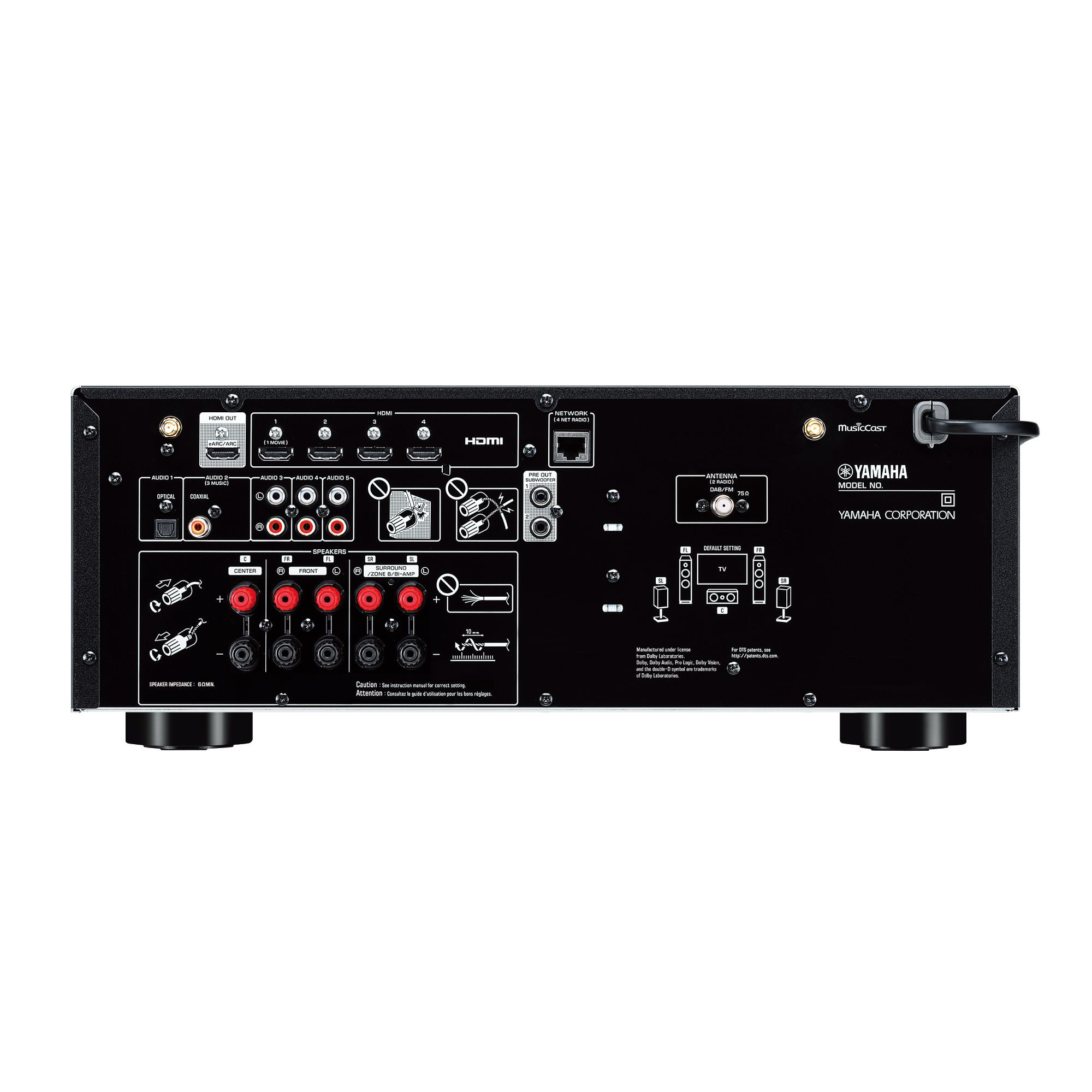 Yamaha-RX-V4A-5-1-Kanal-AV-Receiver