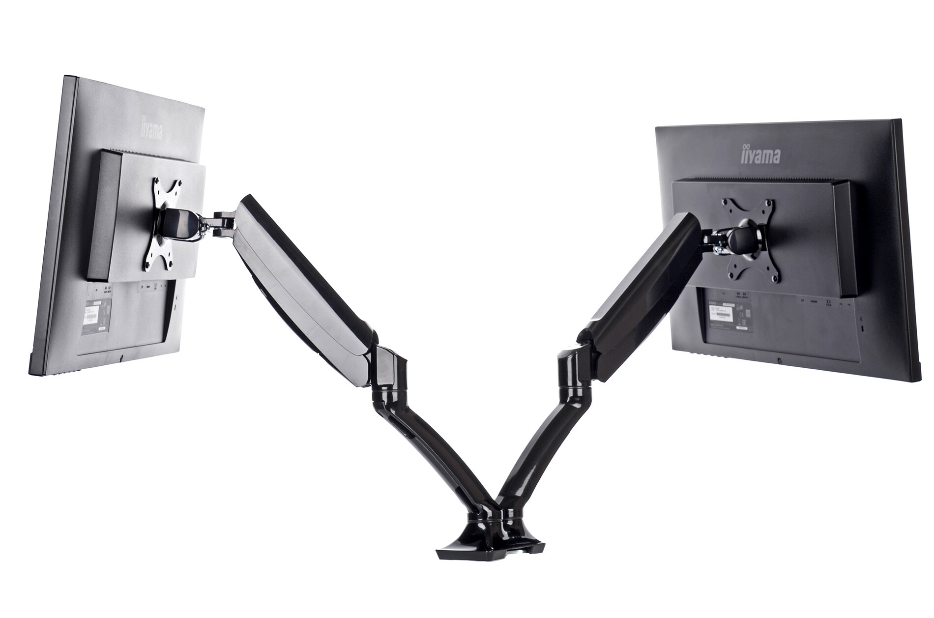 IIYAMA DS3002C-B1 ACC Flexible desk mount for dual monitor 10i-27i height adj. gas spring size VESA