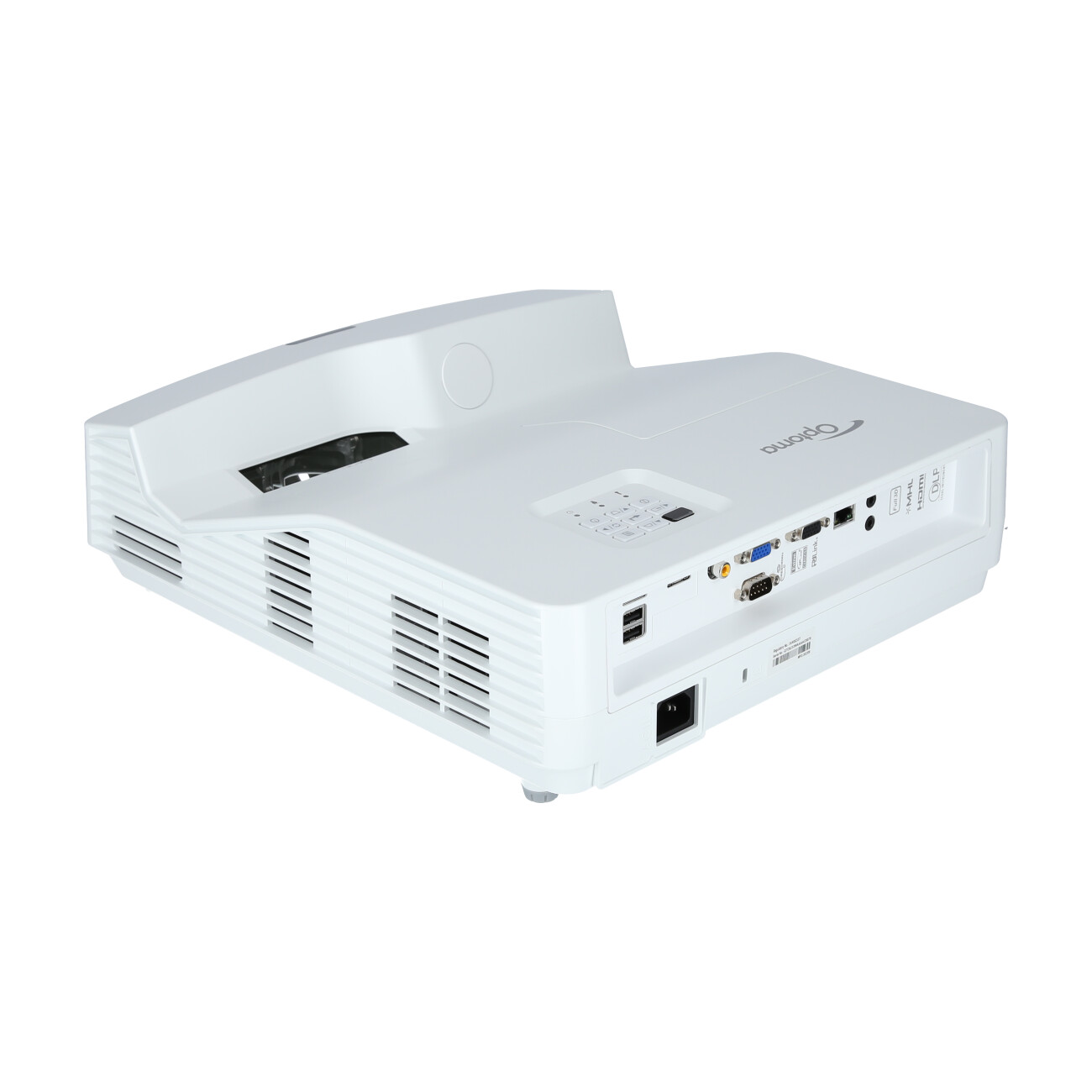 OPTOMA W340UST Ultra Kurzdistanz Projektor WXGA 1280x800 4000Lumens 22000:1 0.27:1 HP 16W USB Reader
