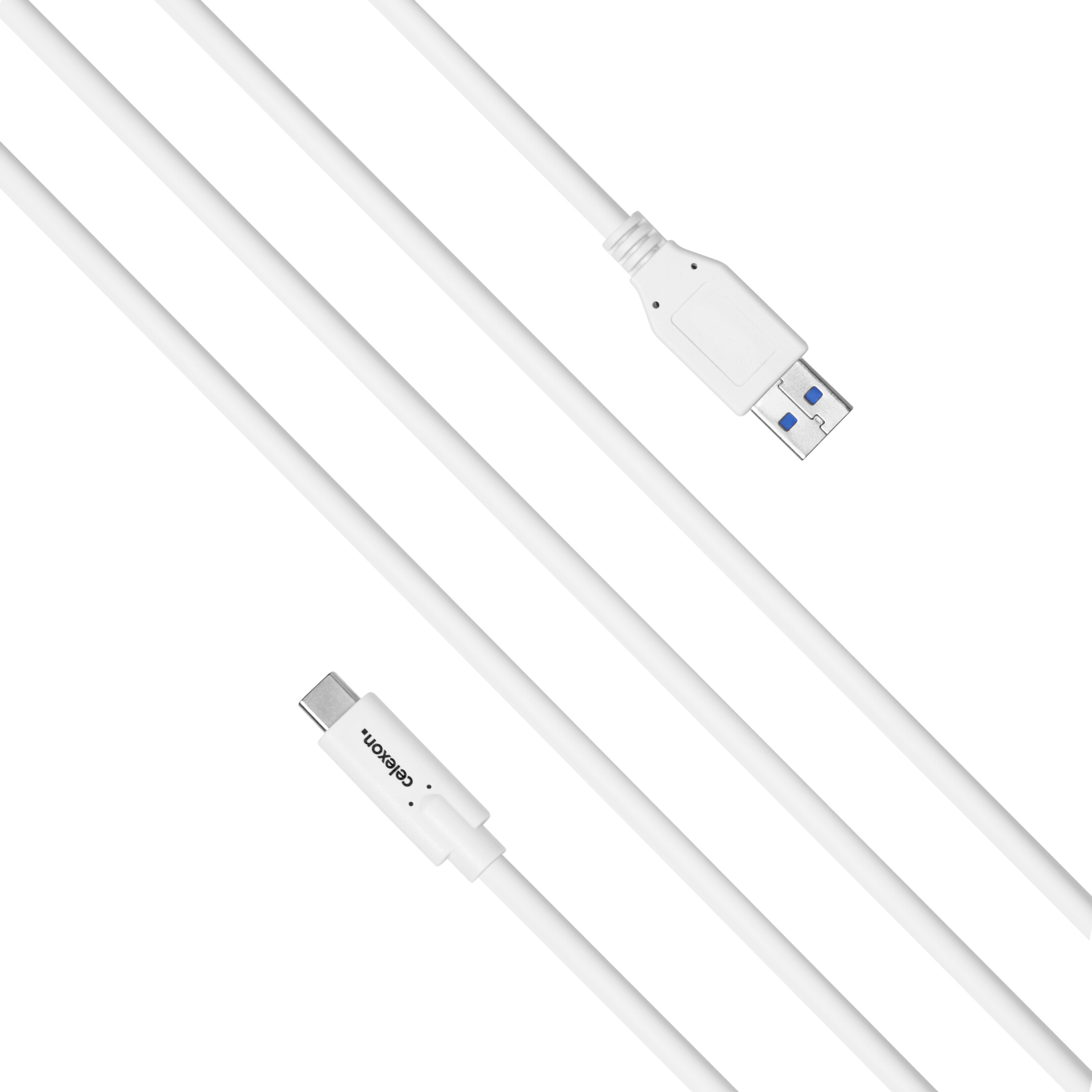 celexon-USB-C-auf-USB-A-Kabel-USB-3-2-Gen-2x1-0-5m-weiss