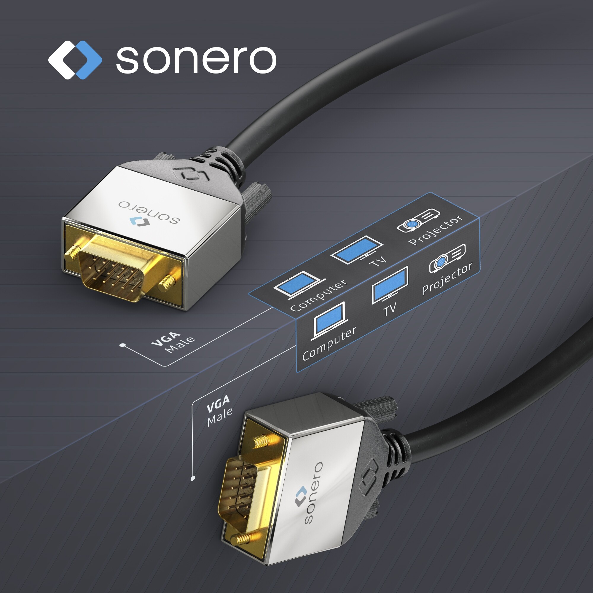 Sonero-VGA-Kabel-15-0m