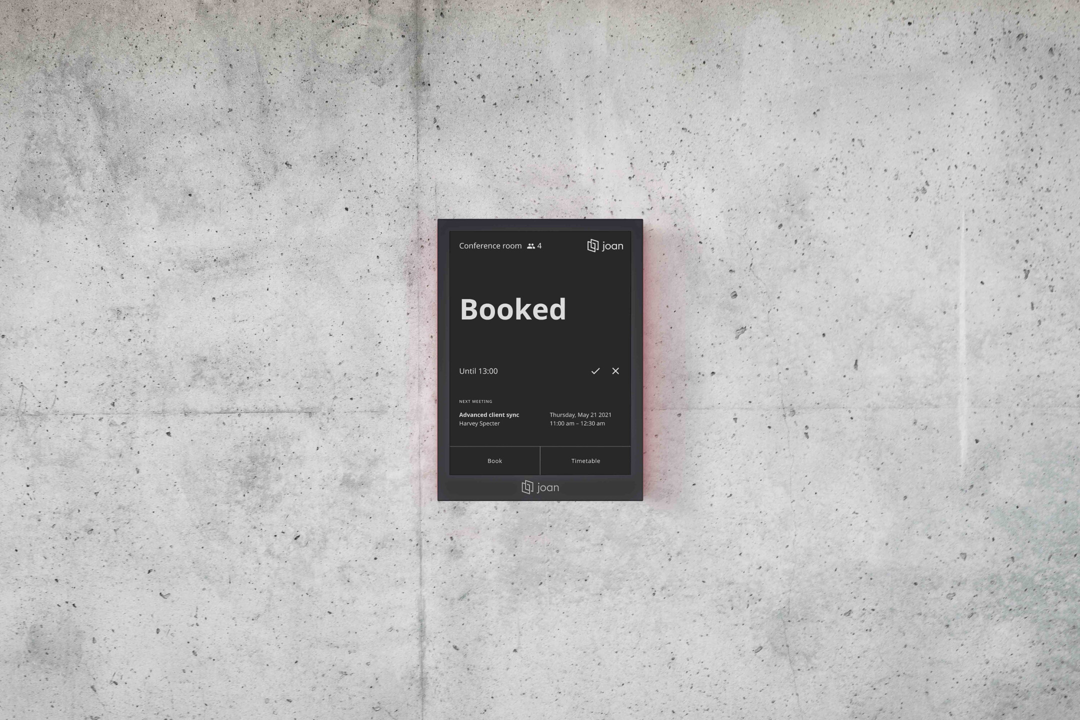 JOAN-6-PRO-room-booking-display-zwart
