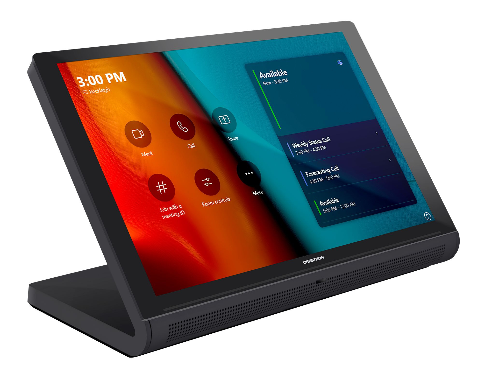Crestron-TS-1070-B-S-10-tafelmodel-aanraakscherm-in-zwart