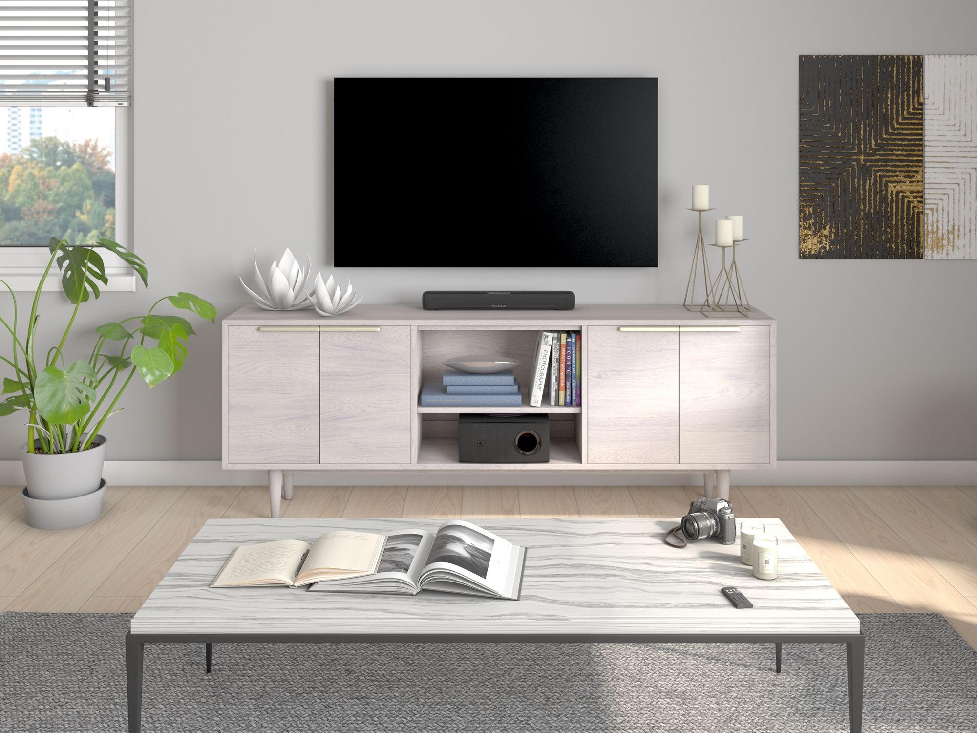 YAMAHA-SR-C30A-2-1-Soundbar-System-wireless-Subwoofer-schwarz