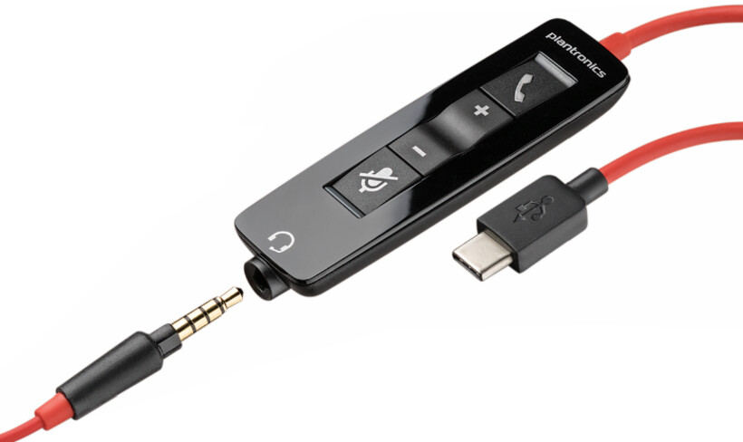 Poly-Blackwire-5210-C5210-USB-A-Schnurgebundenes-Mono-Headset-mit-USB-A
