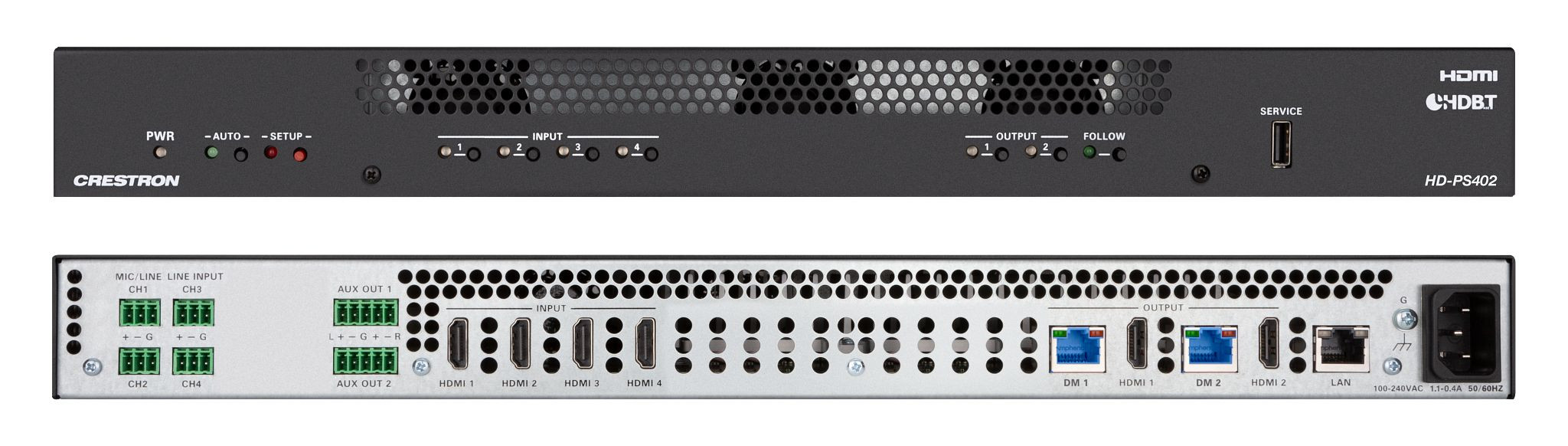 Crestron-HD-PS402-4x2-4K60-4-4-4-HDR-presentatiesysteem