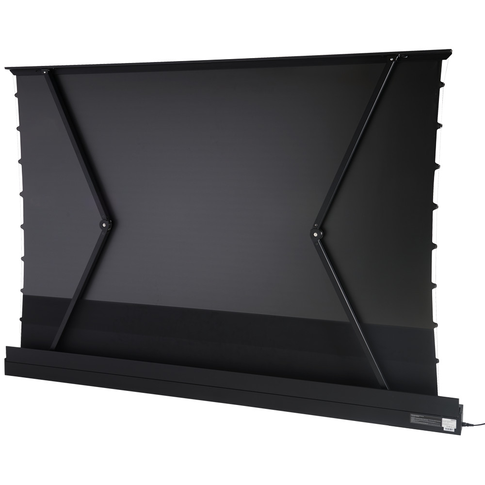 Schermo Da Pavimento Retrattile 80 Pollici 4:3, Tela In Fibra Di Vetro, Supporto A X In Alluminio, Angolo Di Visione 120°, Portatile Per Home Theater E Presentazioni