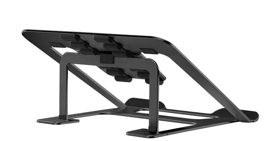 Neomounts-NSLS085BLACK-opvouwbare-laptopstandaard-zwart