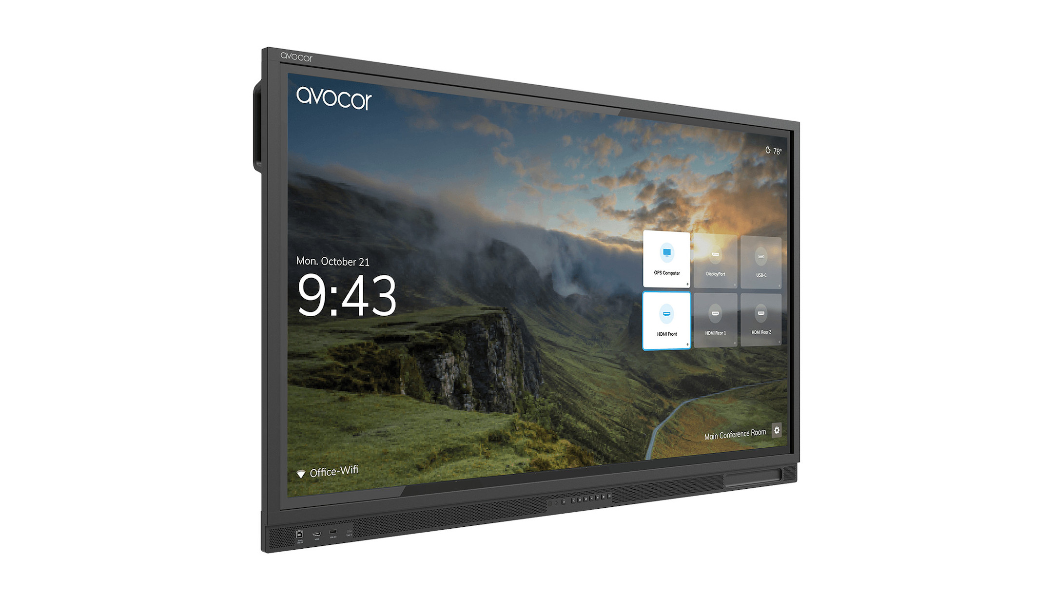 Avocor-E-Series-interaktives-65-Touch-Display