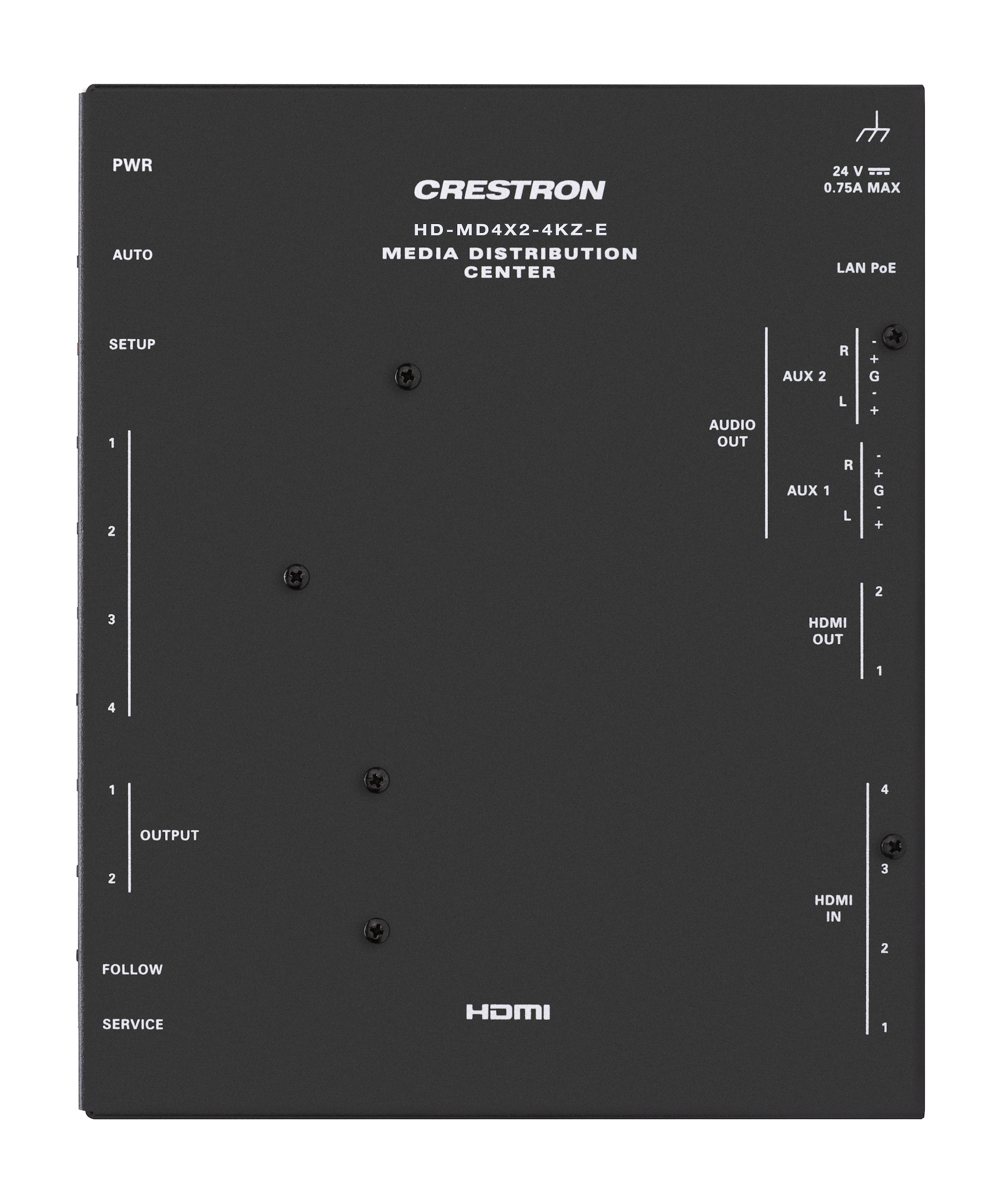 Crestron-HD-MD4X2-4KZ-E-4x2-4K60-4-4-4-HDR-AV-Switcher-Demoware