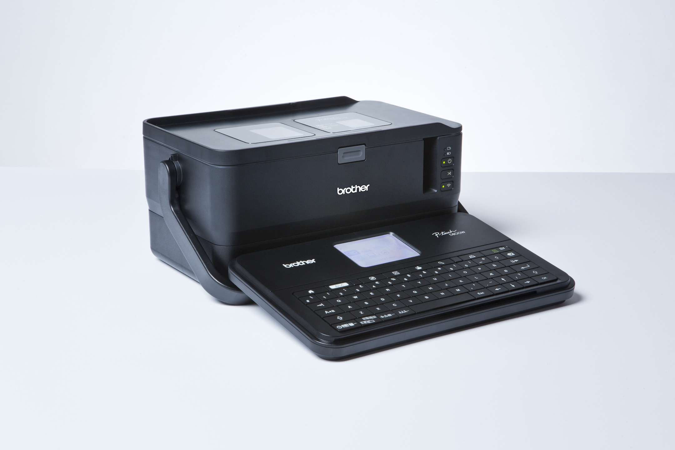 Brother-P-touch-PT-D800W-Professionelles-PC-Beschriftungsgerat-inkl-WLAN-separater-LCD-Tastatur