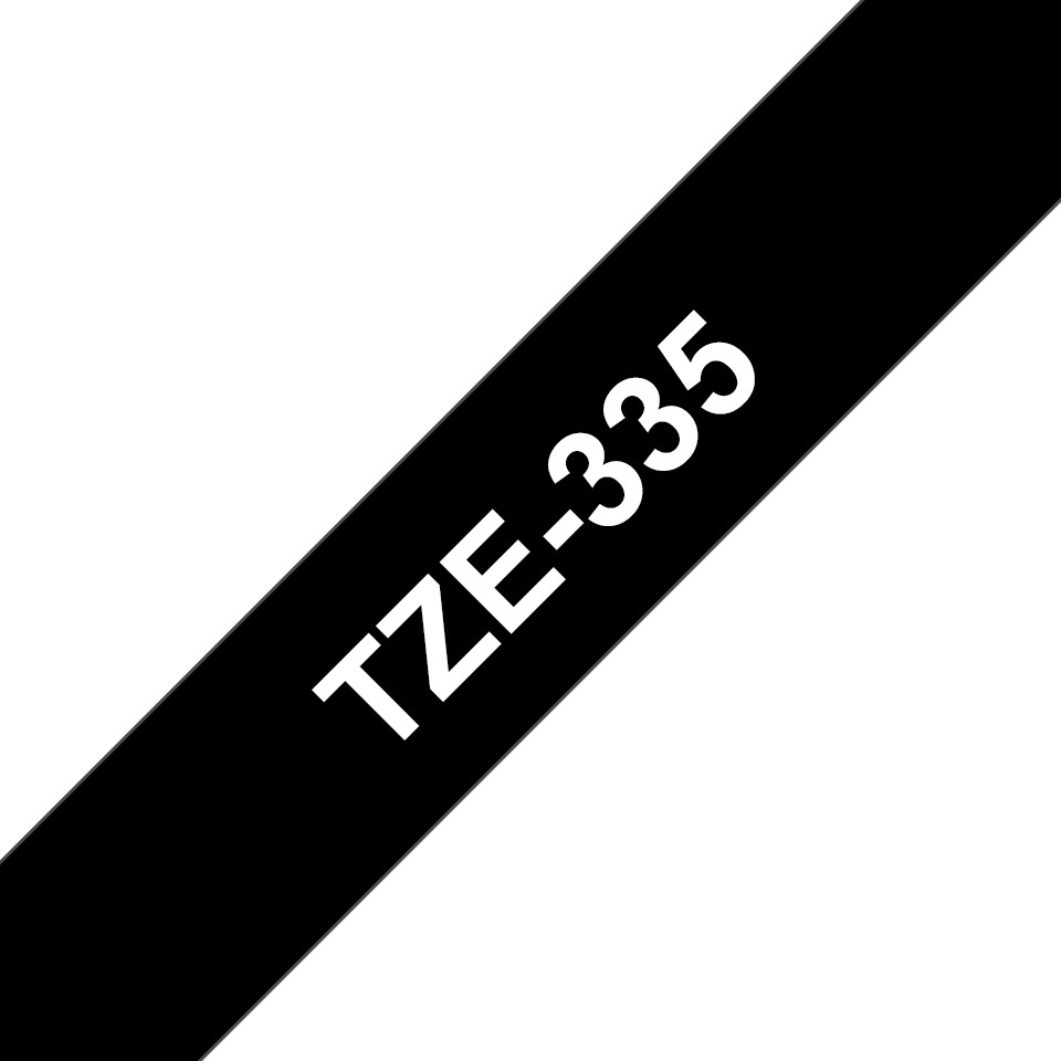 Brother-TZe-335-Schriftband-schwarz-weiss-12mm-8m