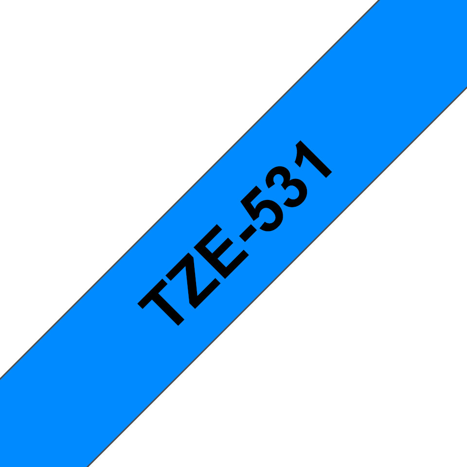 Brother-TZe-531-Schriftband-schwarz-blau-12mm-8m