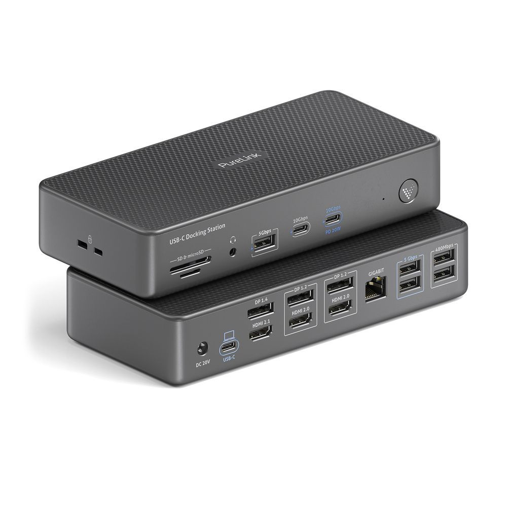 Vuelogic-VL-D220-USB-C-dockingstation-Quad-Display-DisplayLink-ready-8K-ondersteuning