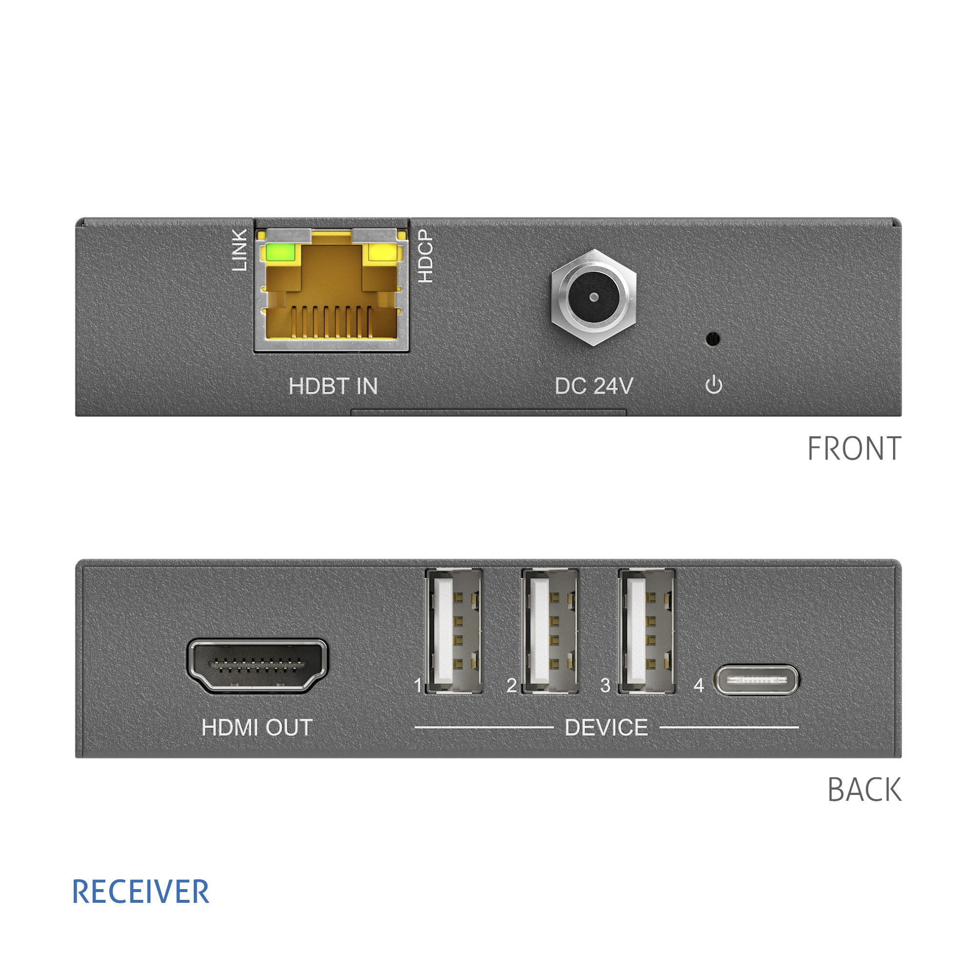 Purelink-PureTools-HDBaseT-3-0-HDMI-en-USB-2-0-ontvanger