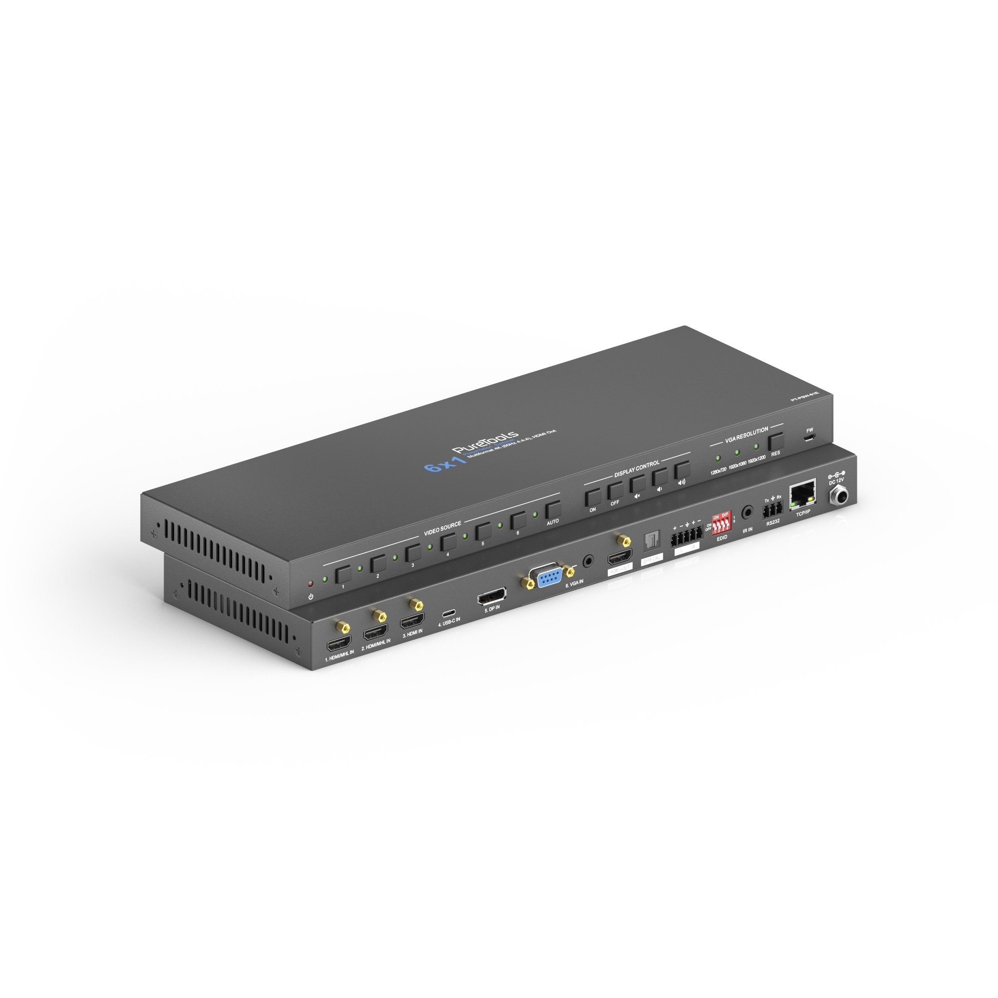 Purelink-PT-PSW-61E-6x1-4K-18Gpbs-Multiformat-Presentatieschakelaar-met-Scaler