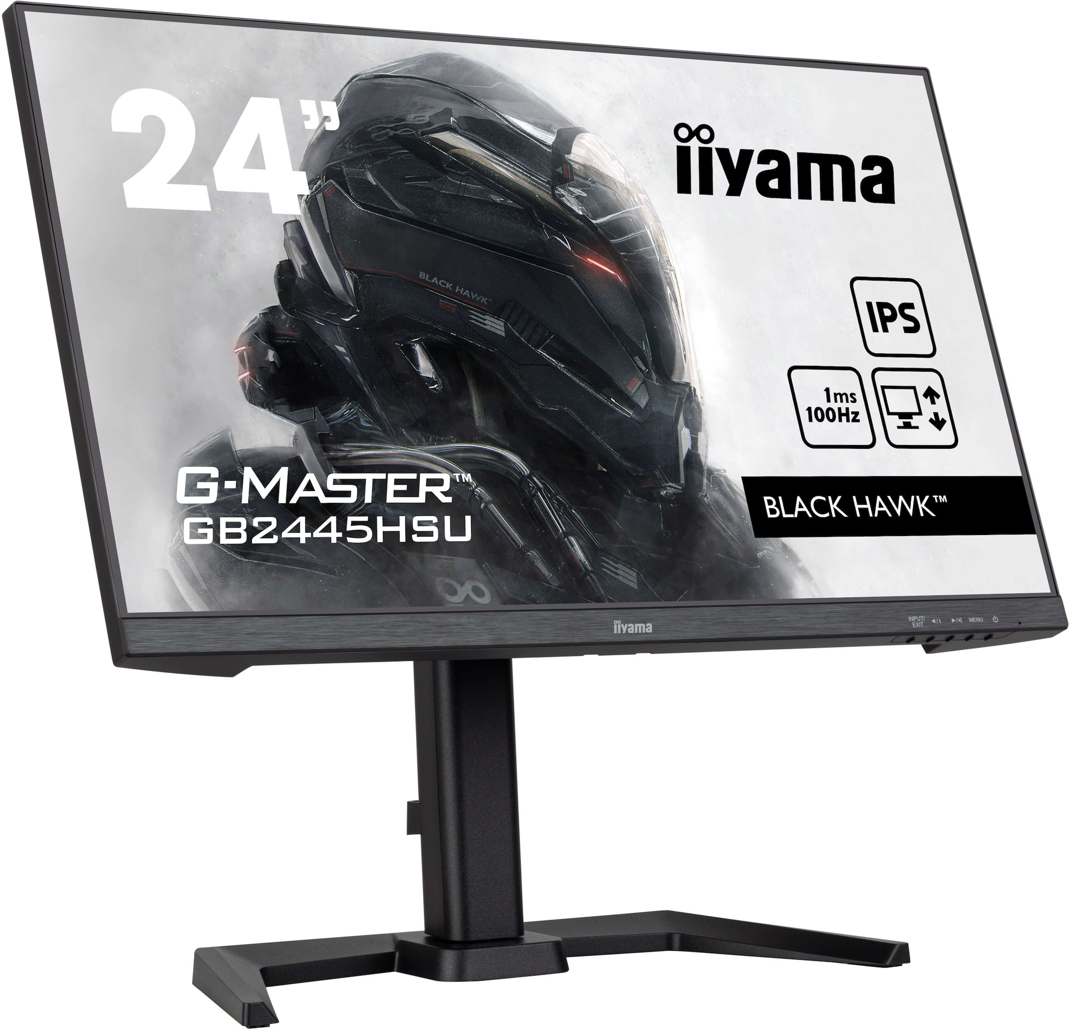 iiyama-G-MASTER-GB2445HSU-B2-24-Monitor-1920-x-1080-Full-HD-100Hz-1ms