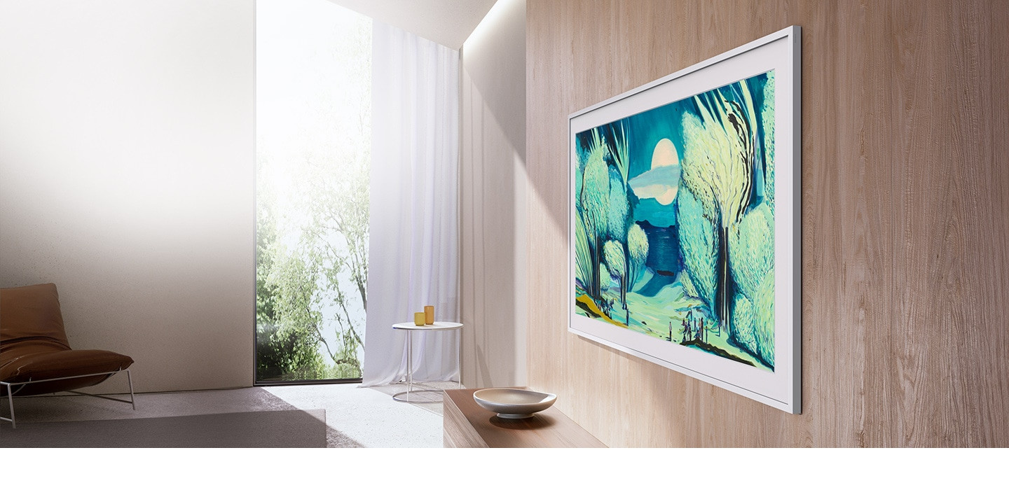 Samsung-The-Frame-4K-LS03FA-Vision-AI-Smart-TV-65-stilvolles-Tizen-OSTM-Smart-TV-Display-mit-matter-Oberflache-wechselbarem-Rahmen-und-4K-AI-Gen2-Processor