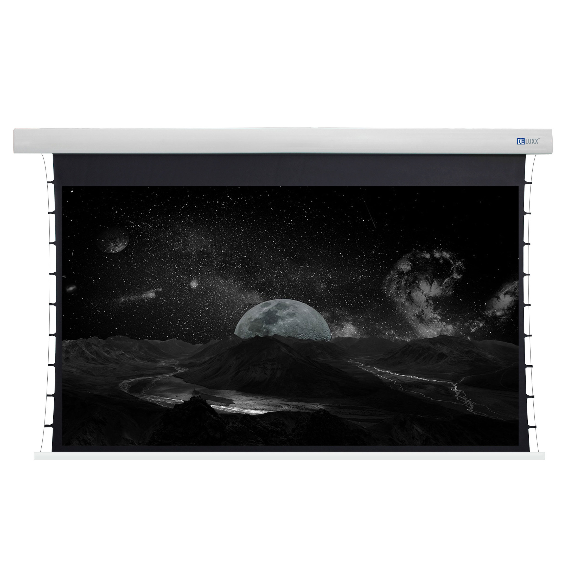 DELUXX-Cinema-Hochkontrastleinwand-Tension-354-x-199cm-160-DARKVISION-Demoware