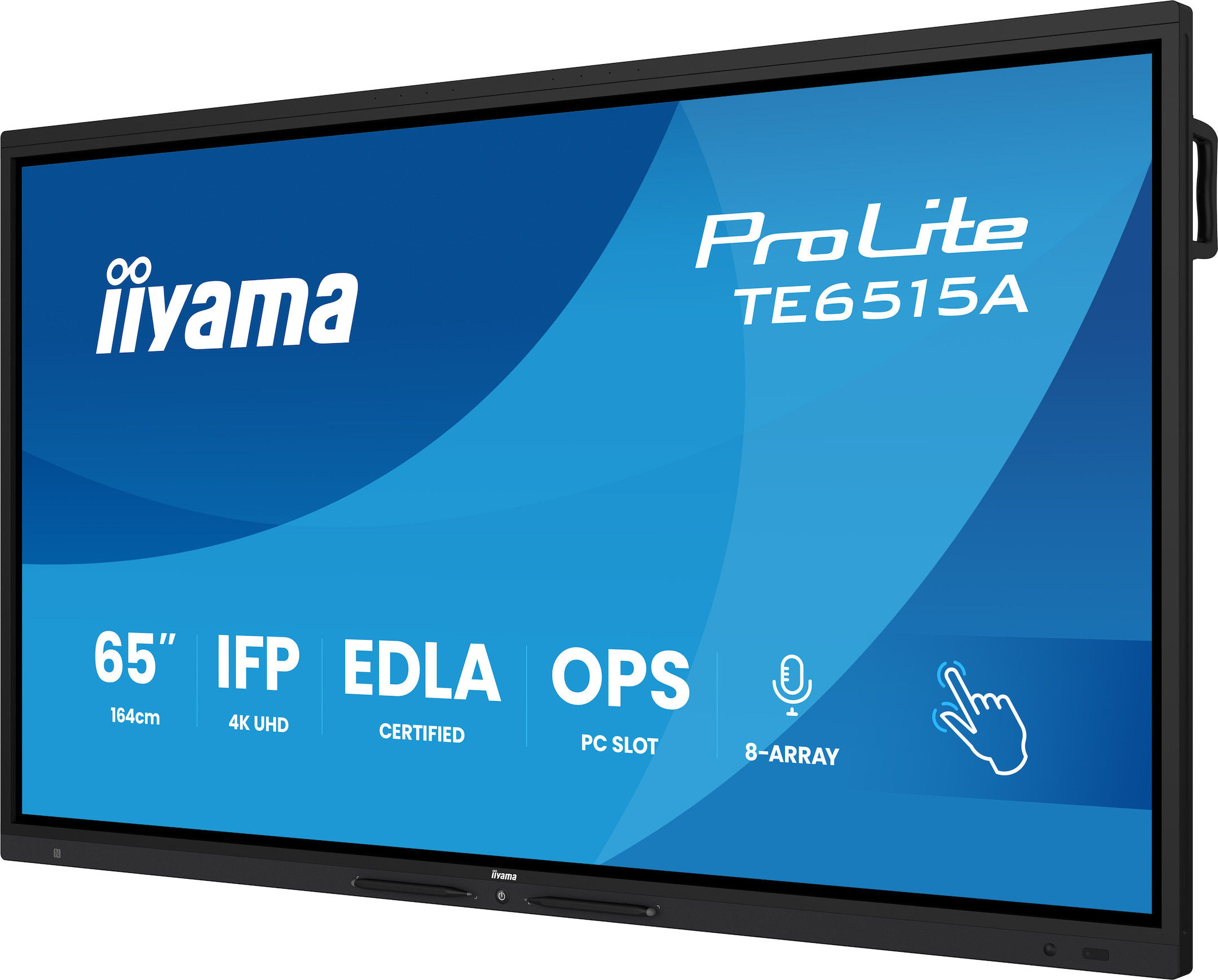 iiyama-ProLite-TE6515A-B1AG-65-4K-UHD-Google-EDLA-gecertificeerd-interactief-display
