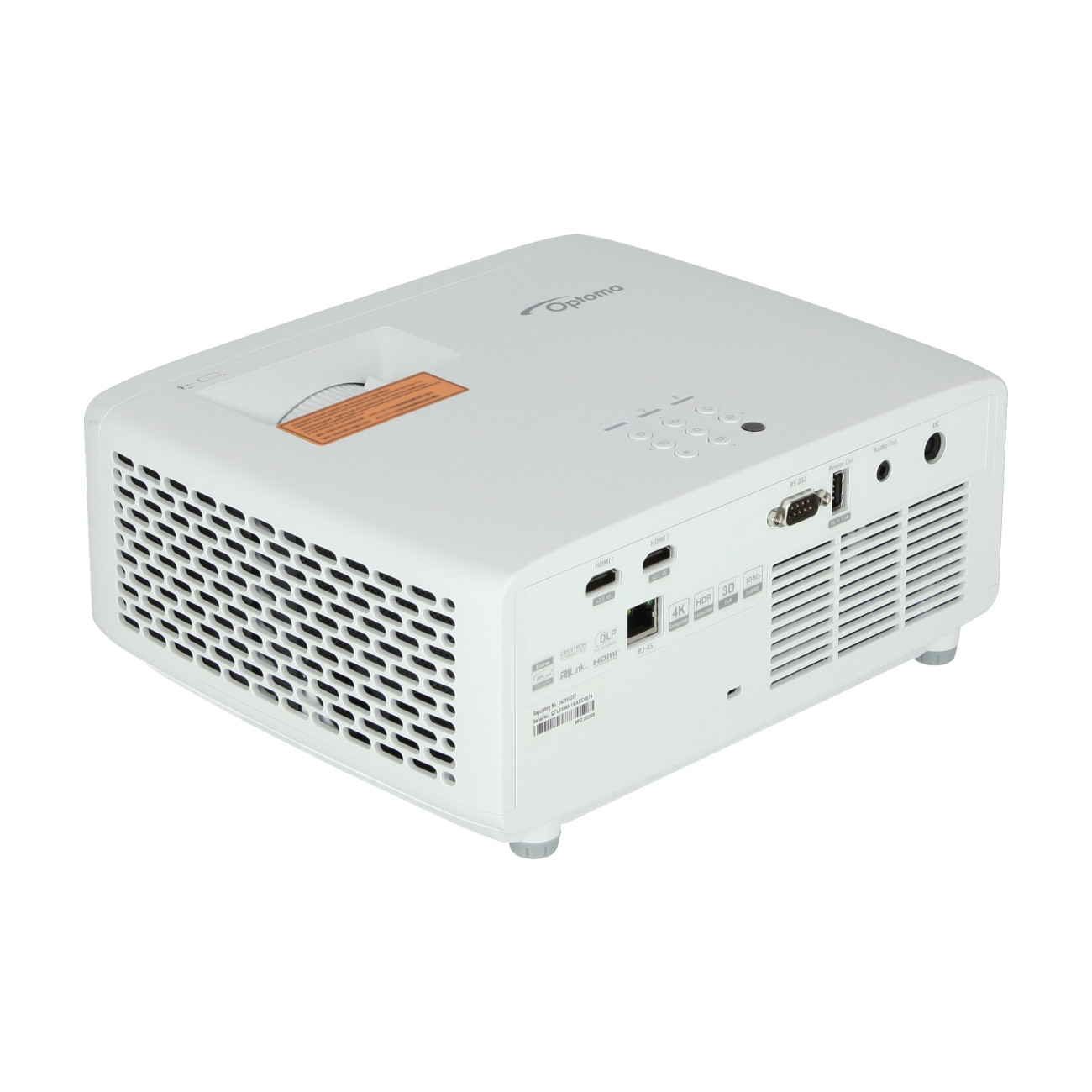 Optoma-ZH450ST-Full-HD-Kurzdistanz-Beamer-mit-4200-Lumen-und-nachhaltigem-Design-fur-Business-und-Konferenzraume-Demoware-Gold