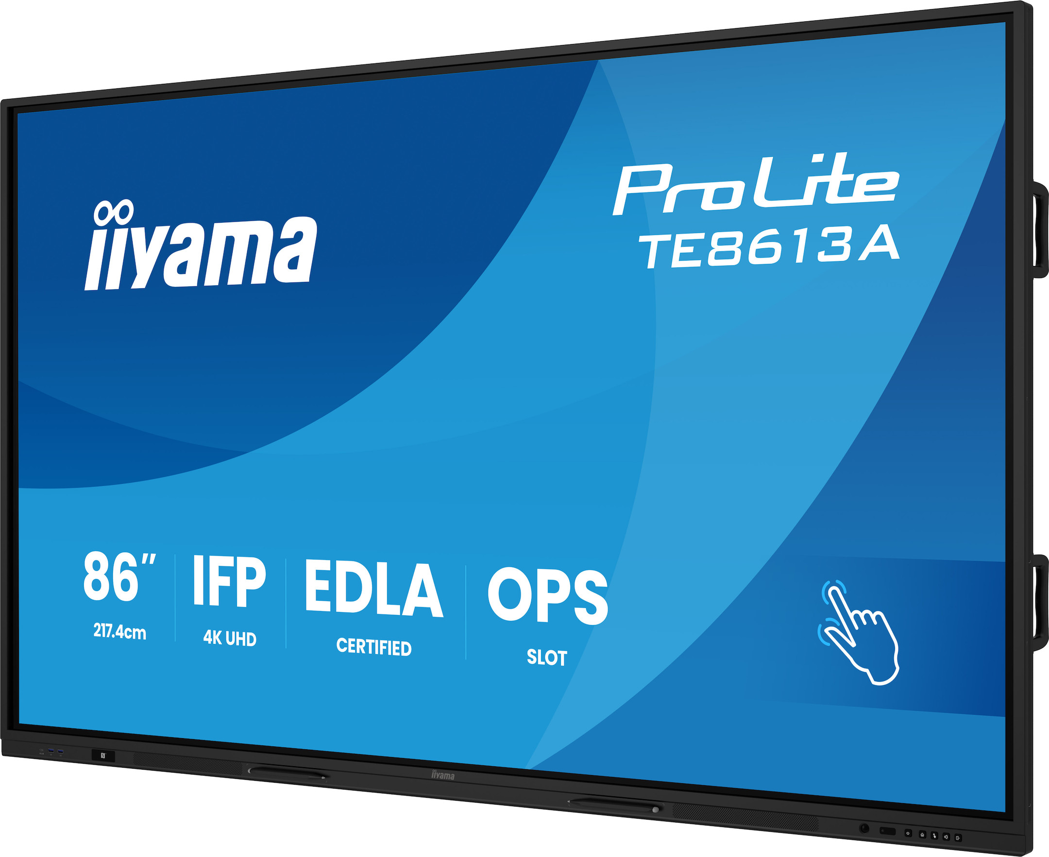 iiyama-ProLite-TE8613A-B1AG-86-inch-interactief-display-voor-naadloze-integratie-en-samenwerking-in-onderwijs-en-bedrijfsomgevingen