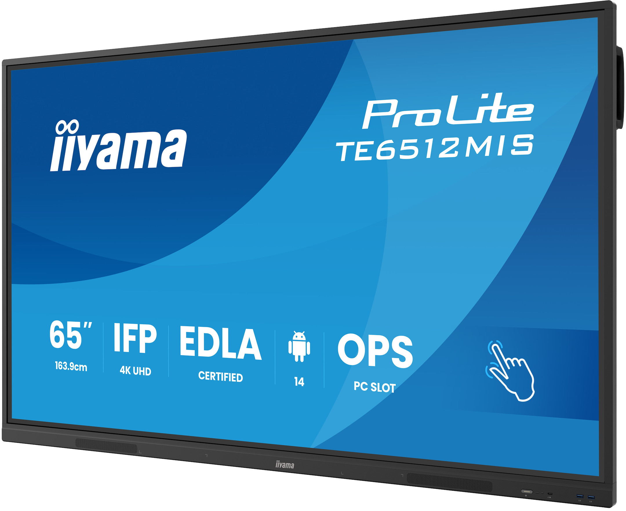 iiyama-ProLite-TE6512MIS-B4AG-Interactief-65-inch-4K-UHD-touchscreen-voor-interactieve-samenwerking