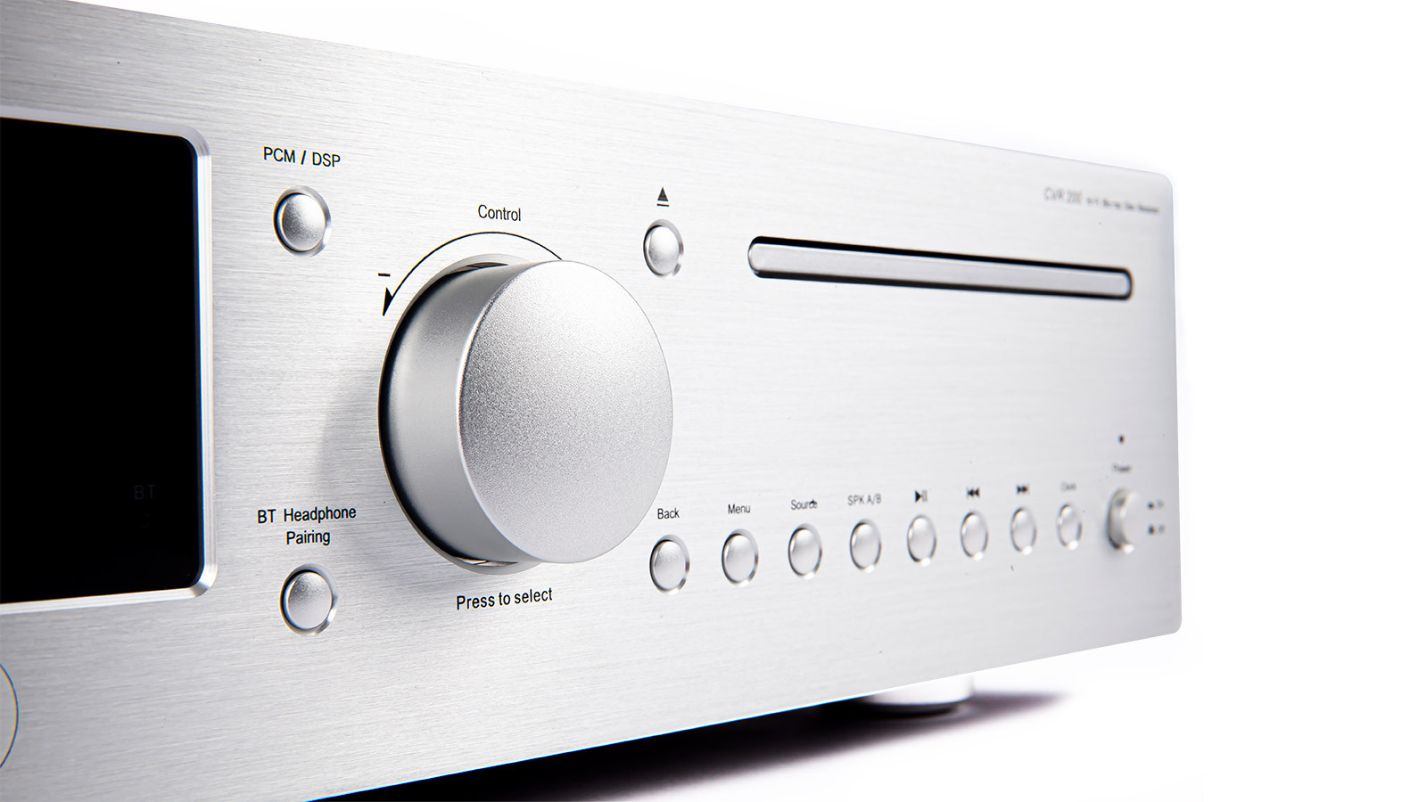 Block-CVR-200-Blu-ray-internetstereoreceiver-met-2x-100-W-muziekvermogen-voor-streaming-en-videoweergave-in-diamantzilver