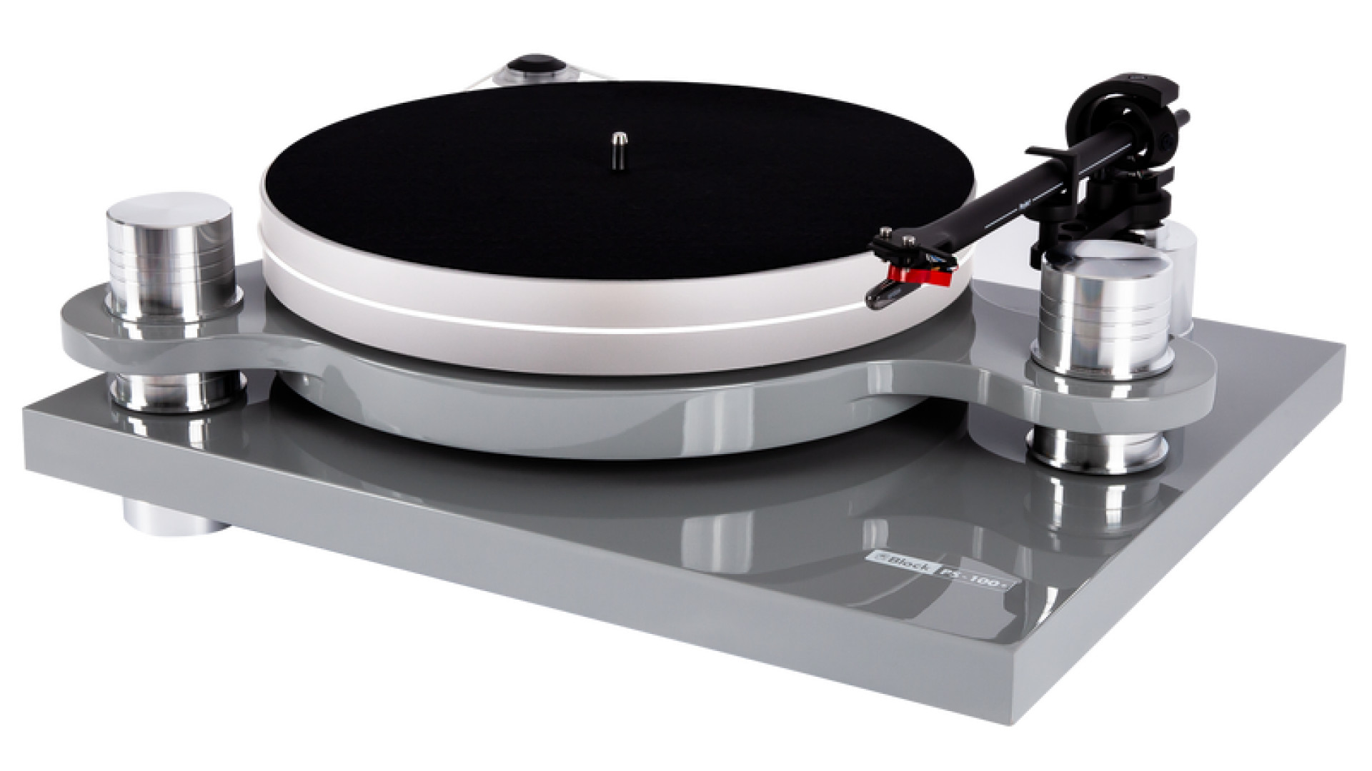 Block-PS-100-PS-100-platenspeler-in-zilver