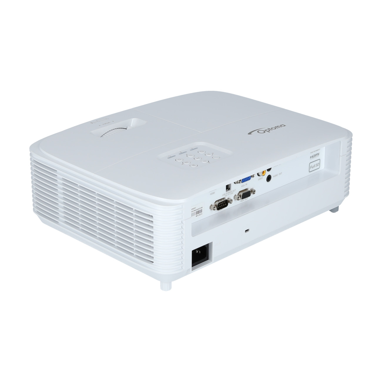 Optoma-W309ST-Kurzdistanz-Beamer-mit-3800-Lumen-und-kraftvollem-Sound-fur-Business-und-Unterricht-Demoware-Platin