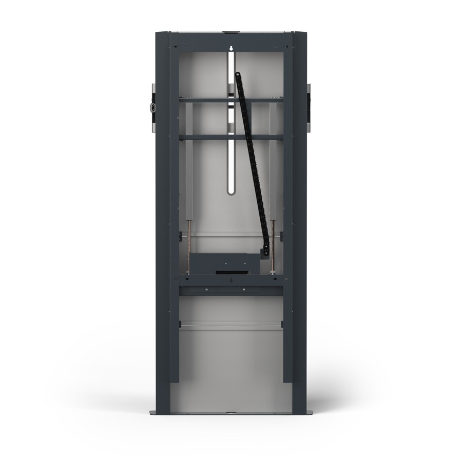 SMS-K05-142-62-Presence-gemotoriseerde-wand-vloerstandaard-aluminium-donkergrijs