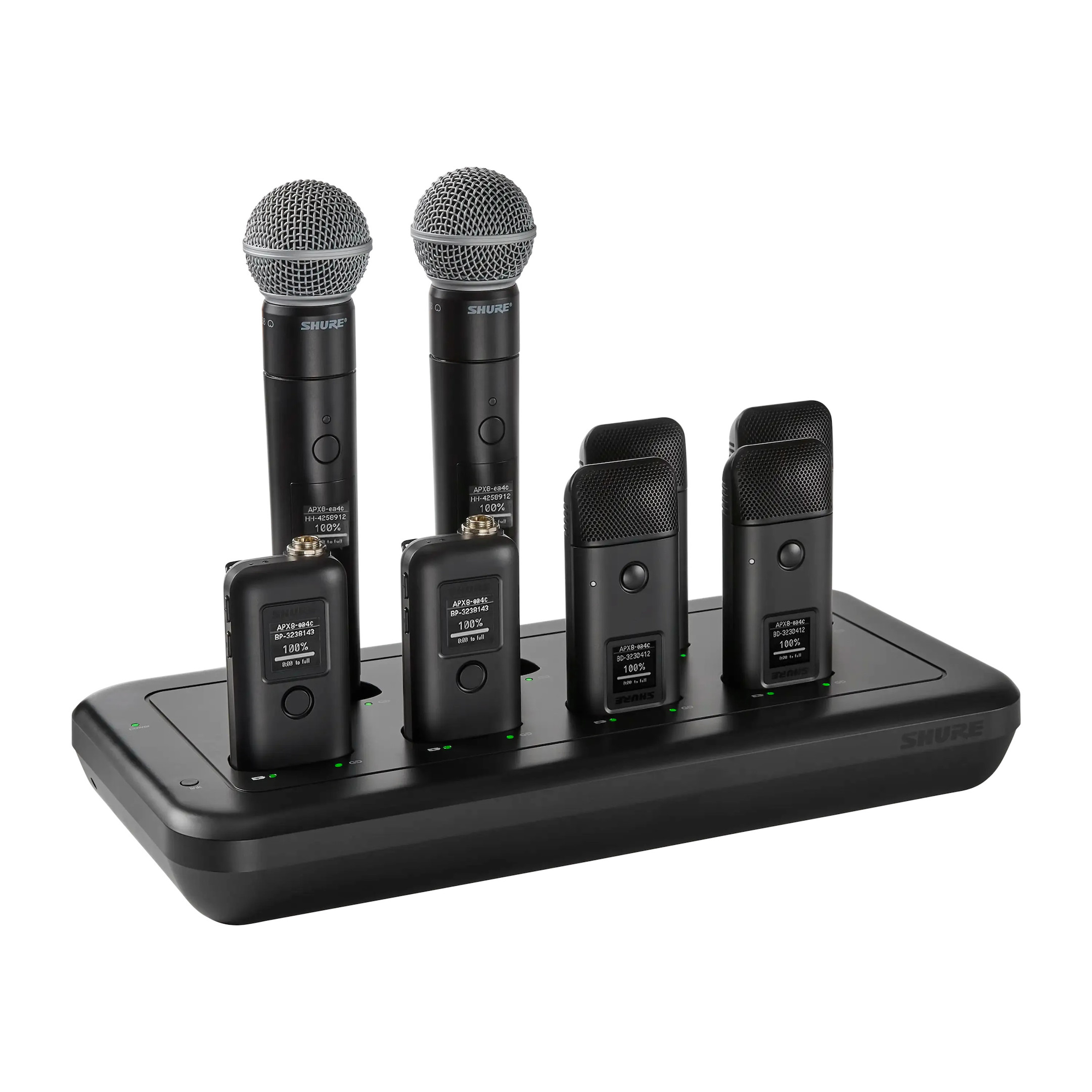 Shure-MXWNDX-MXWNDX4E-Netwerk-oplaadstation-voor-4-zenders