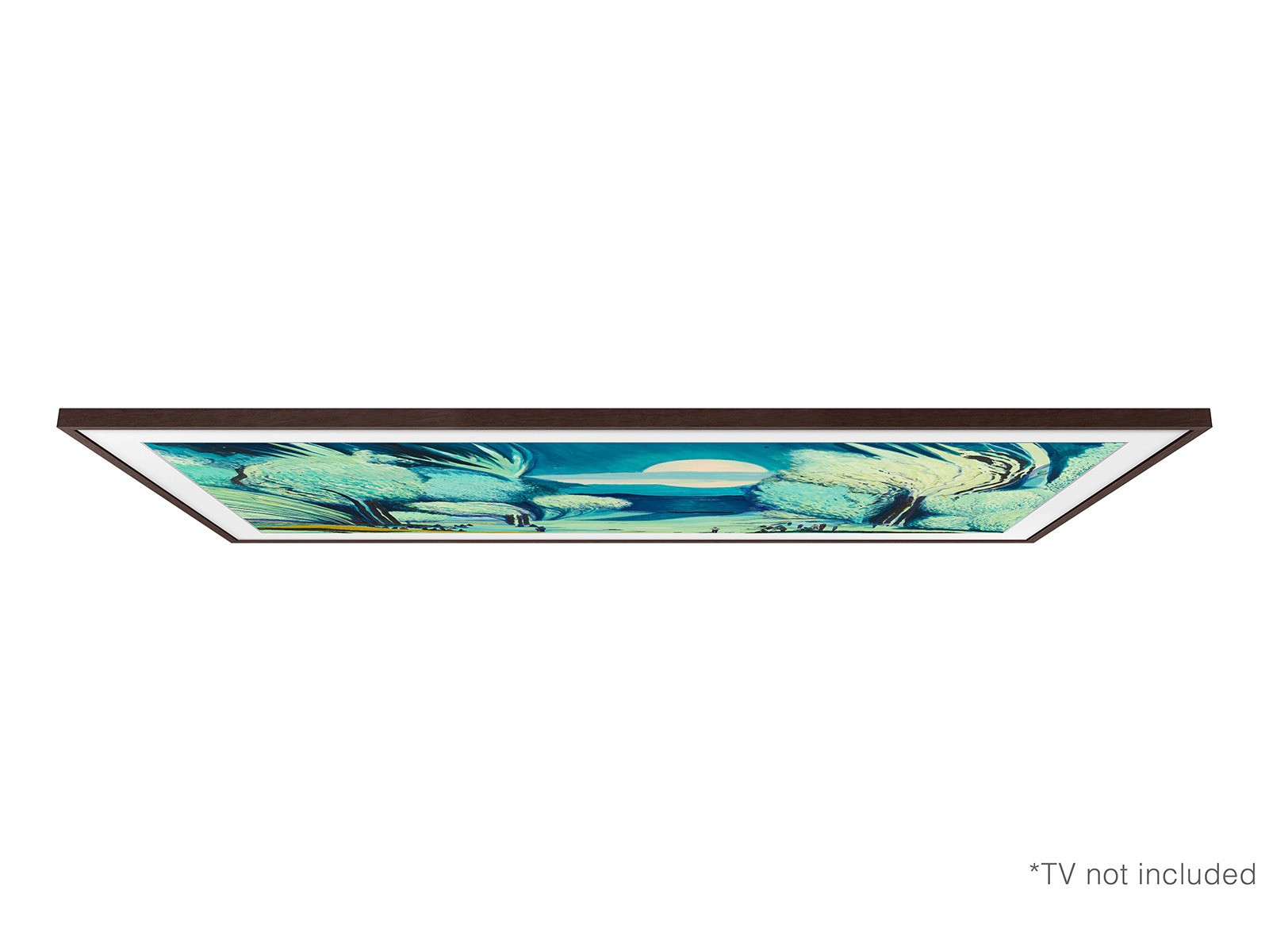 Samsung-The-Frame-55-Rahmen-Modern-in-Braun