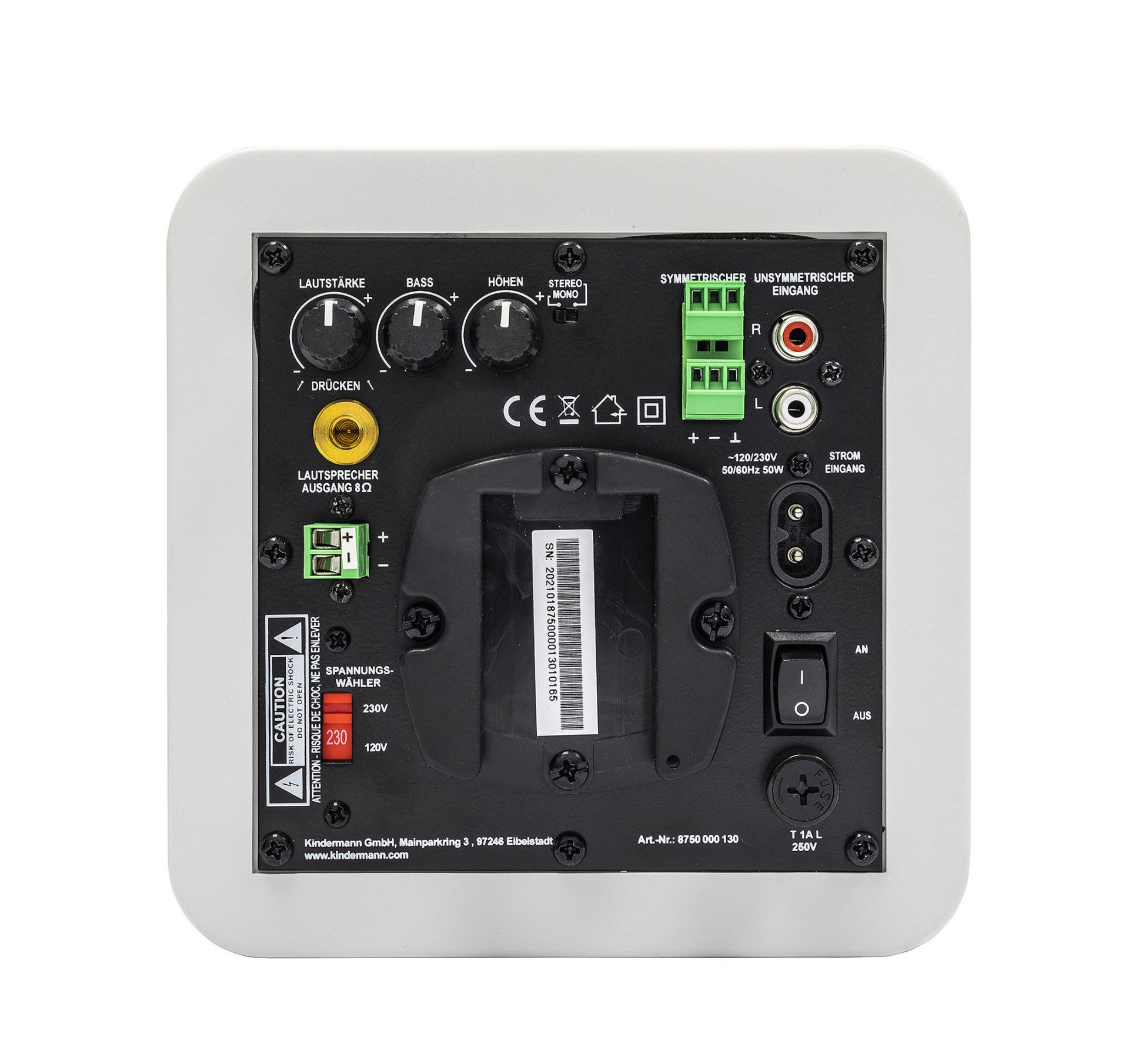 Kindermann-Actieve-luidsprekerset2-50-stereo-actieve-luidsprekerset-wit