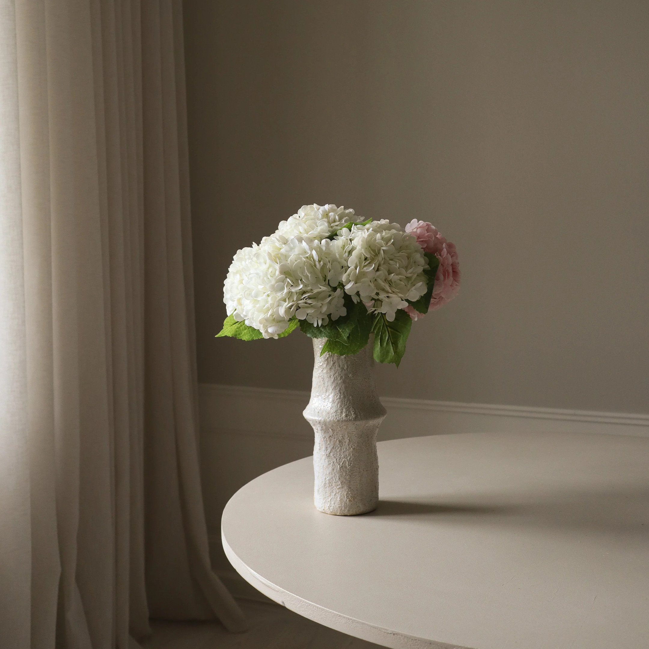 Botane-Pink-White-Hydrangea-Bouquet-Kunstblumenstrauss