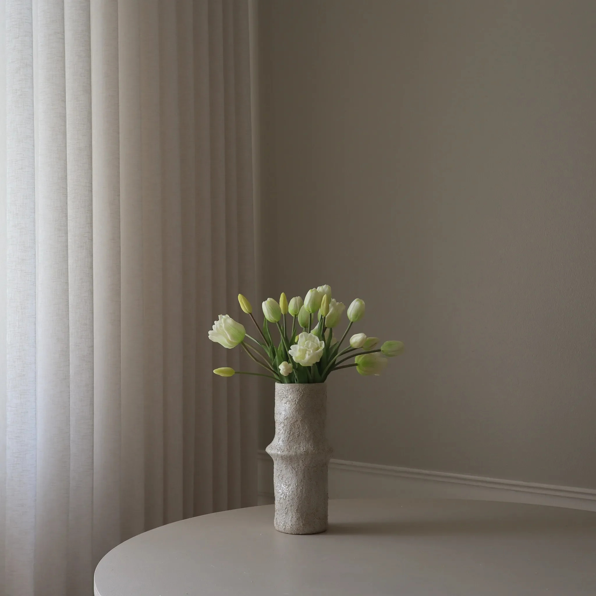 Botane-White-Tulip-Bouquet-Mixed-Kunstblumenstrauss