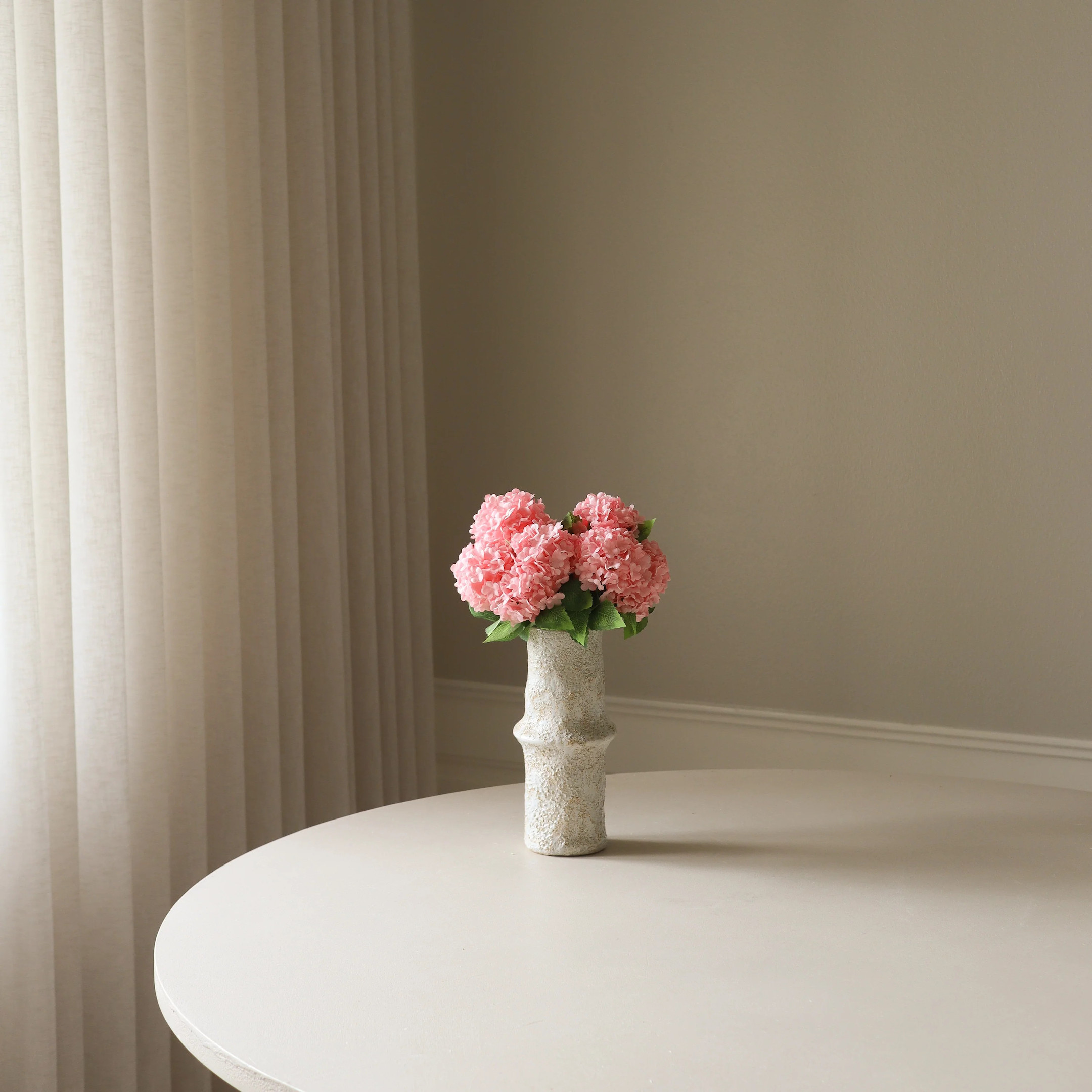 Botane-Pink-Mini-Snowball-Hydrangea-Bouquet-Kunstblumenstrauss